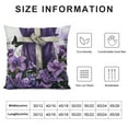 thumbnail image 6 of COMIO Emotion Easter Throw Pillow Covers  He is Risen Spring Farmhouse Holiday Purple Cushion Case for Home Sofa Couch Decoration &nbsp;2pc, 6 of 6