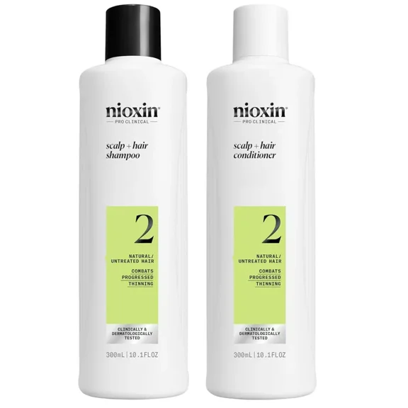 System 2 Cleanser Shampoo & Scalp Therapy Conditioner Duo Set – 10.1 oz – Thinning Hair Care