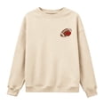 thumbnail image 3 of Kaondbfi Womens Football Embroidered Sweatshirt Casual Crewneck Pullover Long Sleeve Tops for Football Fans Fall Essentials Clothes, 3 of 6