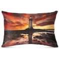 thumbnail image 2 of Lighthouse Pattern Plush Pillowcase, Luxury Soft King Pillow Case for Hair and Skin, Set Standard Size Pillow Covers with Zipper Closure, 20x40in #451 Home Decor Gifts, 2 of 7