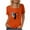 #400-Orange, variant on Neewe Women's Orange Shirt With Day Summer Tops Short Sleeve Crew Neck Shirts Puff Sleeve Casual Tshirts