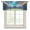 Multicolor, variant on Rustic Roosters Semi Sheer Valance Curtains Farmhouse Hen Nests Country Beige Voile Valances Curtain Rod Pocket Small Window Treatment for Kitchen Bathroom Cafe 42"x18"