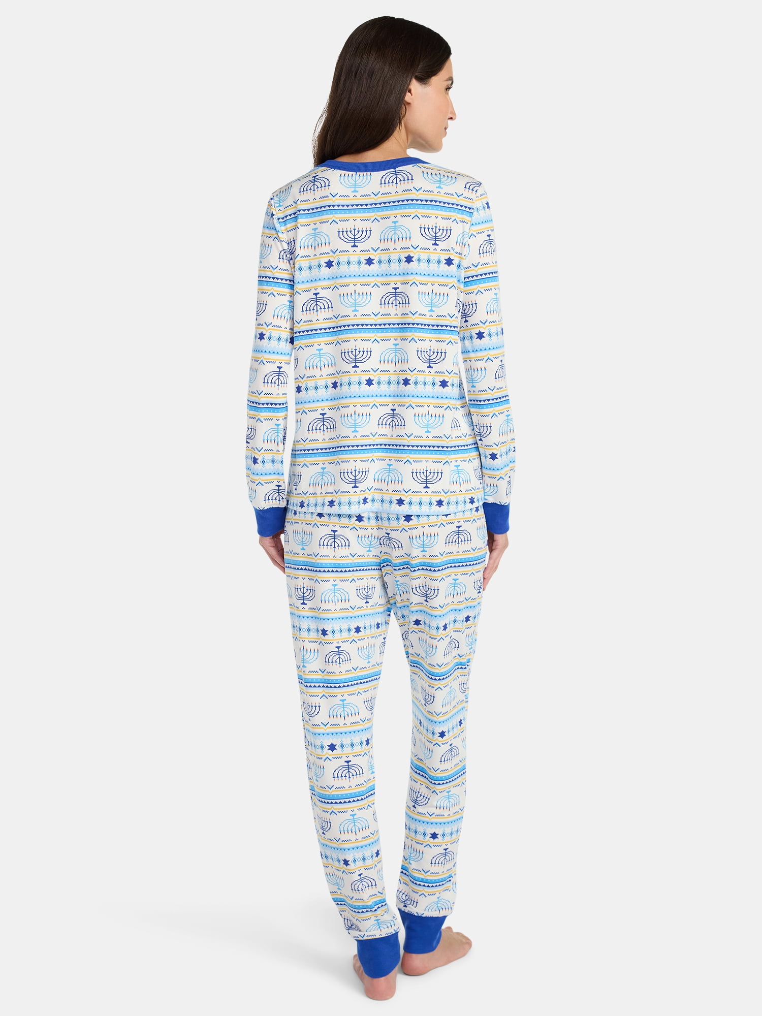 Hanukkah Women's and Women's Plus Matching Family Pajamas Set from Way to Celebrate, 2-Piece, Sizes S-3X