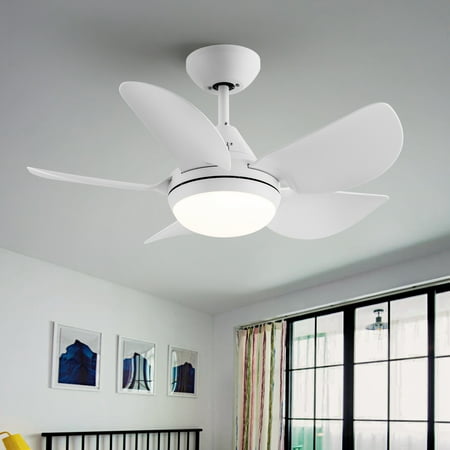 

30 Integrated LED Ceiling Fan with White ABS Blade