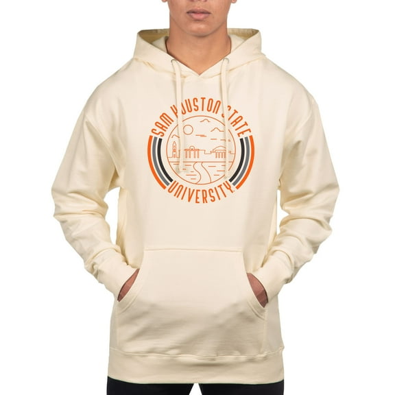Men's Uscape Apparel Cream Sam Houston State Bearkats Standard Pullover Hoodie
