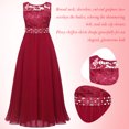 thumbnail image 7 of Alvivi Kids Flower Girls Sleeveless Formal Dress Princess Pageant Gown 6-14, 7 of 7