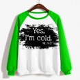 thumbnail image 5 of 2023 Chandail en Molleton de Mode pour Femmes 50 % de Rabais Liquidation T-shirt Imprimé Manches Longues Blouse Col Rond Hauts Décontractés Chandail en Molleton, 5 of 5