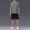 Dark Gray, variant on Men's Workout Set Summer Short Sleeve T Shirt and Shorts 2 Piece Outfits Fashion Summer Lounge Suit Cozy Tracksuit Print Quick Dry Athletic Sets