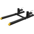thumbnail image 1 of Qinaqin Resistente 60in 4000lbs Clamp on Pallet Forks con Ajustable Stabilizer Bar Quick Attach Fork para Bucket Tractor Loader y Skid Steer, 1 of 8