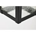 thumbnail image 2 of Nuvo Lighting Lawrence 1 Light Medium Wall Lantern Matte Black with Clear Seeded Glass, 2 of 20