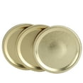 thumbnail image 2 of 24PCS Round Split Type Lids Canning Jar Sealing Storage Covers for Regular Wide Mouth Jar(Gold 86mm), 2 of 6