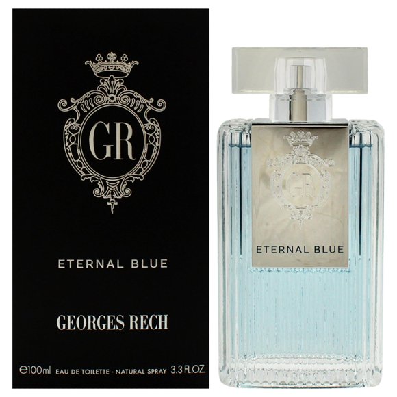Eternal Blue de Georges Rech para hombres - EDT Spray de 3,3 oz