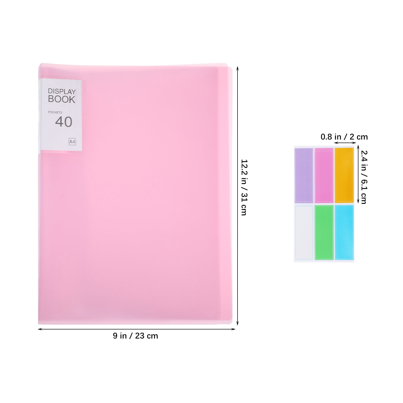 COMPUKAS 5Pcs Presentation Folder with Pocket for Sleek Design in Office Supplies and School Supplies