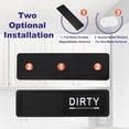 thumbnail image 4 of PATIKIL Dishwasher Magnet Clean Dirty Sign, 7x2 Inch Clean & Dirty Dishwasher Indicator Slider Black Funny Acrylic Magnet Sign Laundry Kitchen Gadgets, Black & White, 4 of 7