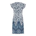 thumbnail image 4 of Baikeli Robes d'Été Pas Chères pour Femmes 2024 Mode Femmes Décontractées à Col en V Robes Imprimées d'Été Robe Sans Manches à Enfiler Robes pour Femmes, 4 of 5