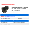thumbnail image 2 of Speedometer Transmitter - Compatible with 1988 - 1995 Chevy C1500 1989 1990 1991 1992 1993 1994, 2 of 2