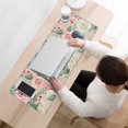 thumbnail image 3 of Long Mouse Pads for Desk,Pioneer Flower Floral Print Pattern Desk Mats on Top Of Desks, Desk Mouse Pad Extra Large with 3mm Non-Slip Base and Stitched Edge for Gaming,Office,Work,Home 31.5"x11.8", 3 of 6