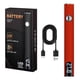 thumbnail image 1 of Bolígrafo de soldadura recargable USB 650mAh | Pantalla digital LED | Temperatura ajustable 200-450 °C | Batería roscada 510 | Carga rápida USB-C | Diseño portátil de 33 g | Calefacción de 3, 1 of 3