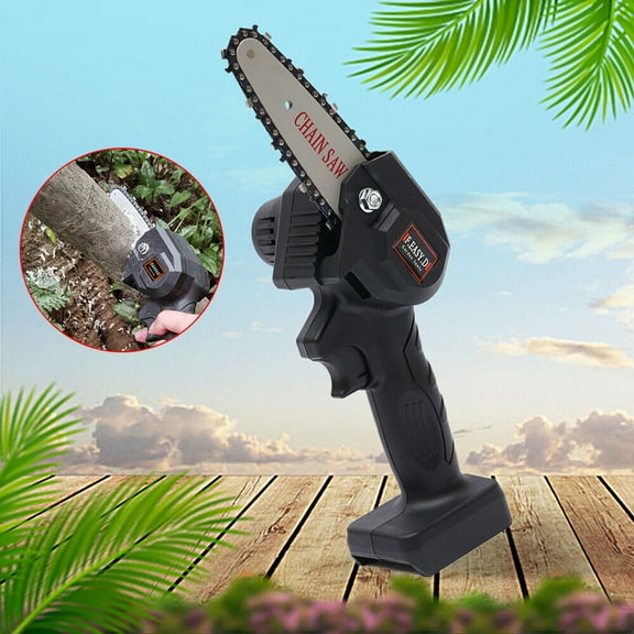 Smallzonex 24V Electric Cordless Mini Chainsaw - High Power, Lightweight, and Portable