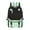 Black-Light Green, variant on 1 Pack 11.41×18.11×6.3in Solid Pink Nylon Laptop Backpack, Large Capacity Multi Compartment Daypack, Waterproof Lightweight Notebook Bag for Commute, Travel & Daily Carry