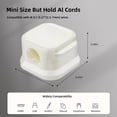 thumbnail image 2 of 12 Pcs Magnetic Cable Clips, Cable Management, Office Desk Accessories, Cord Organizer, Cable Smooth Adjustable,for Desk, Wall, Car, Motorcycle,Home Office, Phone Cable Management (White), 2 of 7