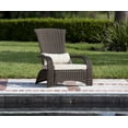 thumbnail image 4 of Balkene HomeDeluxe Coconino Wicker Chair-Finish:Mocha/Beige, 4 of 10