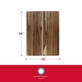 thumbnail image 3 of Architec 6783310 13 x 19 in. Gripper Wood Concave Natural & Brown Acacia Wood Carving Board, 3 of 6