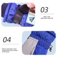 thumbnail image 4 of GYRATEDREAM Kids Winter Touchscreen Gloves Waterproof Snow Ski Gloves Warm Outdoor Windproof Outdoor Sports Gloves for Boys Girls, 4 of 7