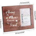 thumbnail image 2 of 4x6 Inch Memorial Picture Frame The Love Between Mother and Daughter/Son Lasts Forever Rectangle Photo Frame with Word for Mother's Day Graduation Birthday Gift, 2 of 7