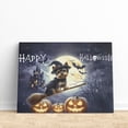 thumbnail image 3 of Happy Halloween Yorkshire Terrier Witch Pumpkins Bats Horizontal Matte Canvas Poster Yorkie Dog Lover Gifts Wall Art Home Decor - 13012, 3 of 5