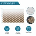 thumbnail image 5 of Brown Gradient Geometric Placemats Set of 6,Wipeable Washable Table Mats for Dining Tables, Modern Minimalist Art Place Mats for Kitchen Event Party Tabletop Decor, 5 of 9