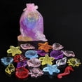 thumbnail image 4 of Miangastore Colorful Plastic Gemstone Toys for Kids Lightweight and Portable 2 Bags, 4 of 9