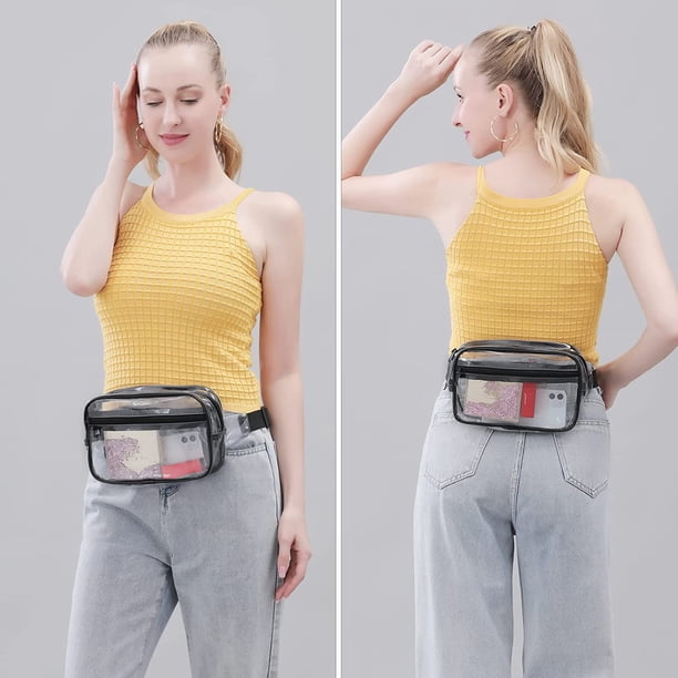 Sac Transparent Approuvé Stade – 20x14x6 Cm, TPU Souple, Sangle Réglable, Pour Concerts Et Festivals