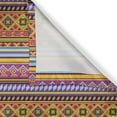 thumbnail image 4 of Ambesonne Mexican Valance Pack of 2, Folk Vintage Geometric, 54"X12", Multicolor, 4 of 5