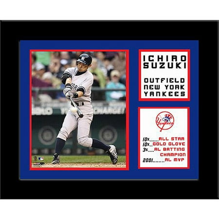 Ichiro Suzuki Frame - MLB Ichiro Suzuki Deluxe Frame, 11x14