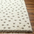 thumbnail image 4 of BoutiqueRugs Chaia Contemporary Area Rug - Off White, Eggplant, Dusty Sage - 18" x 18" Sample, 4 of 6