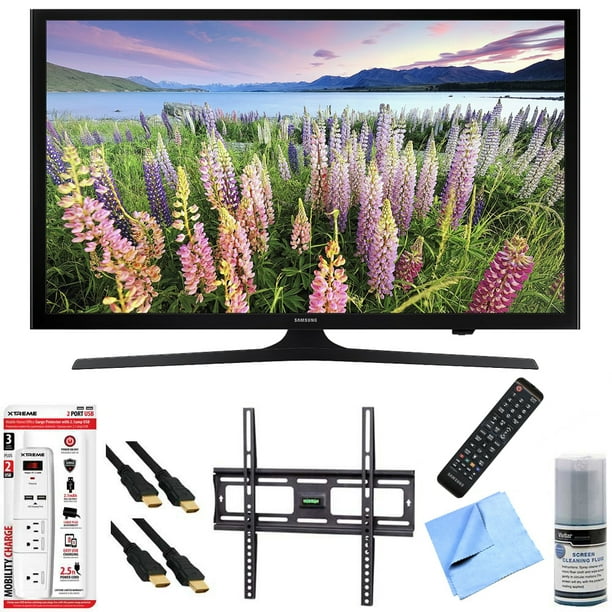 Samsung UN43J5000 43Inch Full HD 1080p LED HDTV Mount & HookUp Bundle includes UN43J5000 43