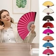 thumbnail image 4 of Moocorvic Hand Held Fan for Women Foldable, Chinese Japanese Vintage Fan for Decoration Music Festival, Dance, Party, Performance, Gift, 4 of 4