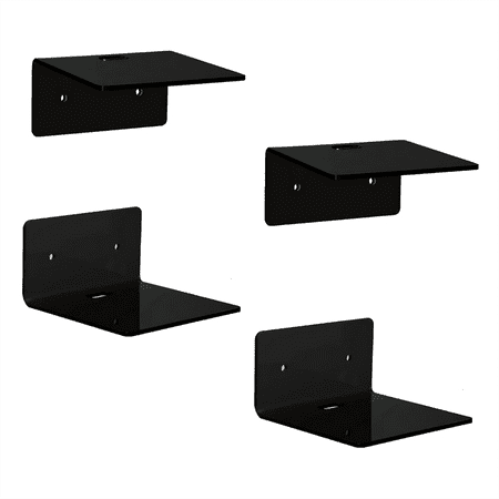 

Set of 4 Floating Speaker Organizer Baby Monitor Display Stand Books Floating Wall Bracket