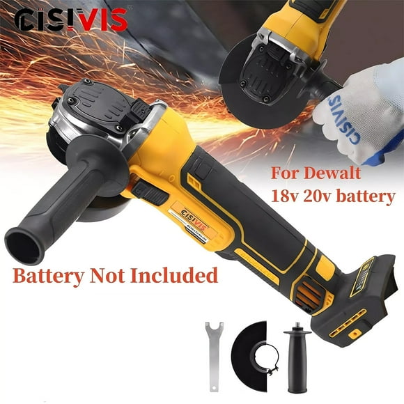Cordless Angle Grinder Brushless Motors Metal Grinder New For Dewalt 18V Battery