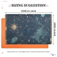 thumbnail image 6 of Yayeee Doormat for Indoor Entrance 32" x 20" Non Slippery Floor Rug, Dark Star Map, 6 of 8
