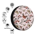 thumbnail image 4 of Kdxio Vintage flowers Tire Cover Wheel Protectors Tyre Covers Weatherproof Wheel Covers Universal Fit for Trailer Rv SUV Truck Camper Travel Trailers-14 inch, 4 of 6