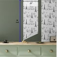 thumbnail image 6 of Ambesonne Paris Peel & Stick Wallpaper for Home, Eiffel Je T'aime Doodle, 13"x36", Black White, 6 of 6