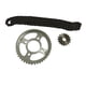 thumbnail image 1 of ENGRANE 43X16 CADENA 428X120L SET HONDA GL 150 CARGO (14-22) RODA, 1 of 2