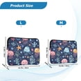 thumbnail image 4 of FORMRS 13-13.3 inch Laptop Sleeve Case Soft Carrying Quilted Computer Bag Cover, Yellow Jellyfish, 4 of 7