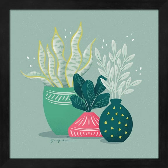 Great Art Now Lush Life VIII by Gia Graham, Framed Wall Art, 13.25W x 13.25H