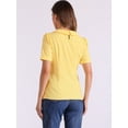 thumbnail image 3 of DARING DIVA Floral Puff Kawaii Peter Pan Collar Blouse M Yellow, 3 of 6