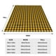 thumbnail image 3 of Balery Retro Yellow and Black Houndstooth Manta de Felpa Suave y Acogedora – Cobija de Franela Aterciopelada para Cama, Lavable y Cálida para Sofá, Mascotas, Transpirable-40"x30", 3 of 7