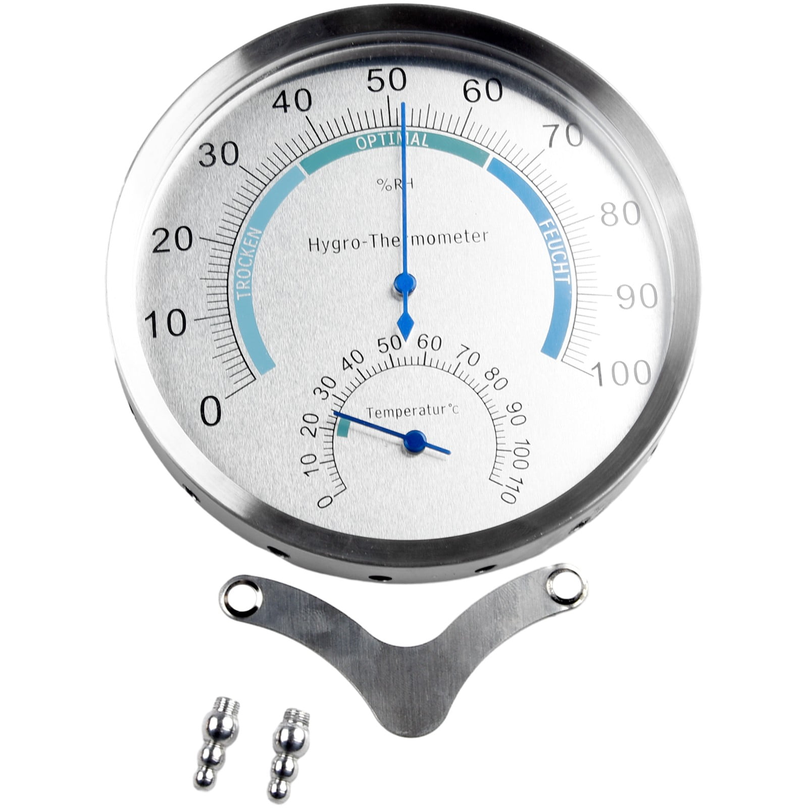 Climate Test Precision-Hygrometer Thermometer Analogue Indoor-Climate Station #