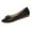 #116-Black, variant on Women's Fashionable Casual Slip-On Driving Moccasins - Round Toe Bow Detail Low-Cut Comfortable Wedge Heel Shoes for Everyday Comfort and Stylish Outfits
